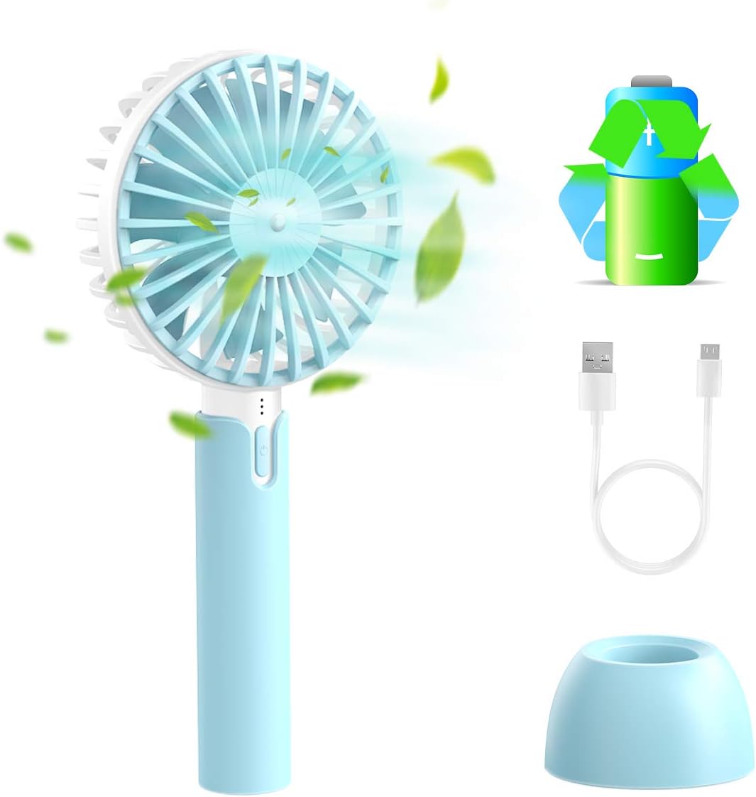 Mini Silent Desktop Electric Portable Handheld Fan