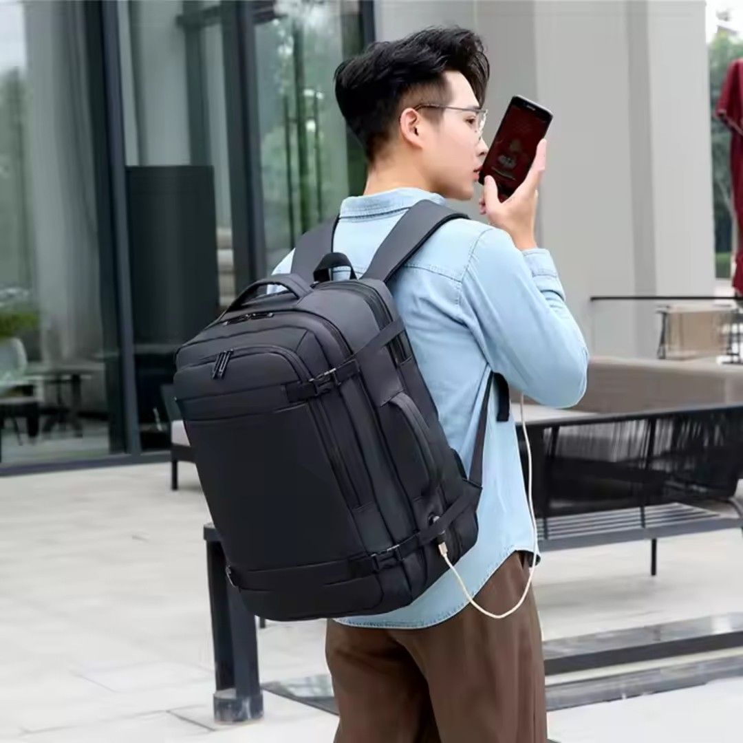 Waterproof Laptop Backpack with USB Charging Port