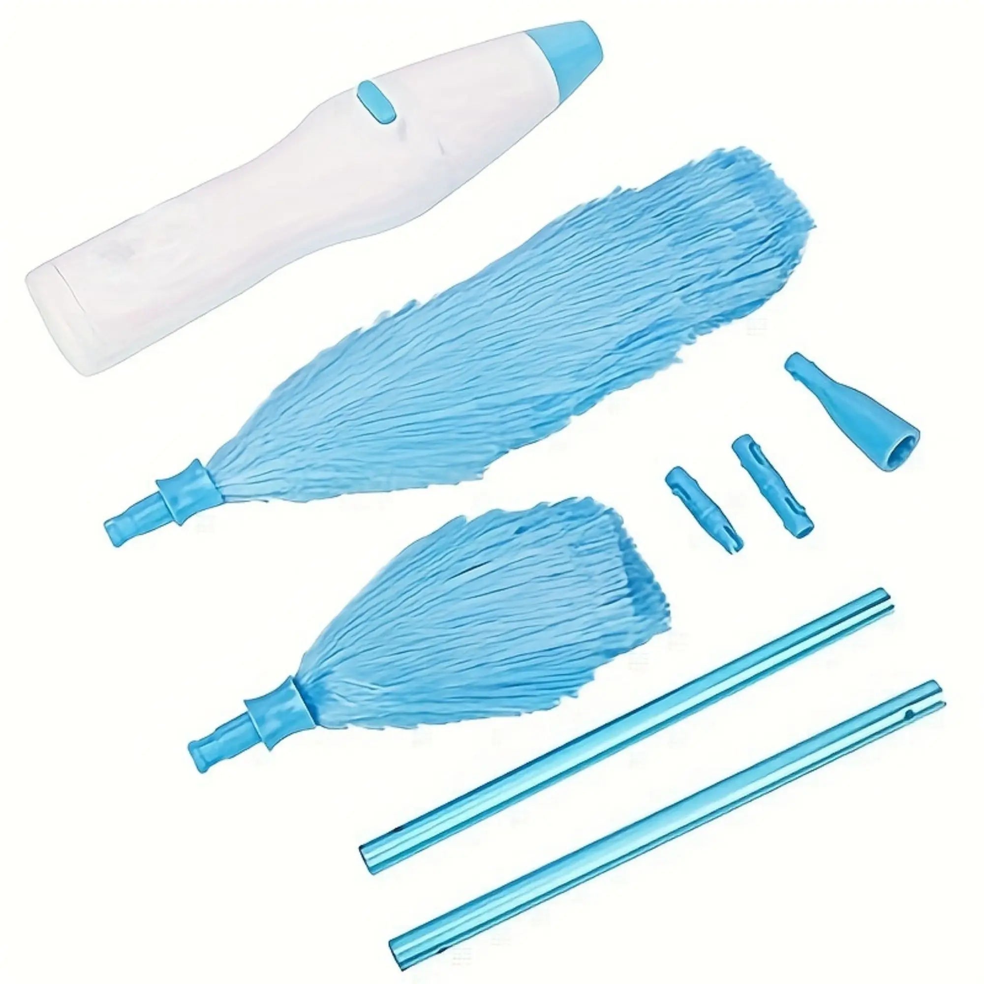 Rechargeable Spin-Clean Duster with Extension