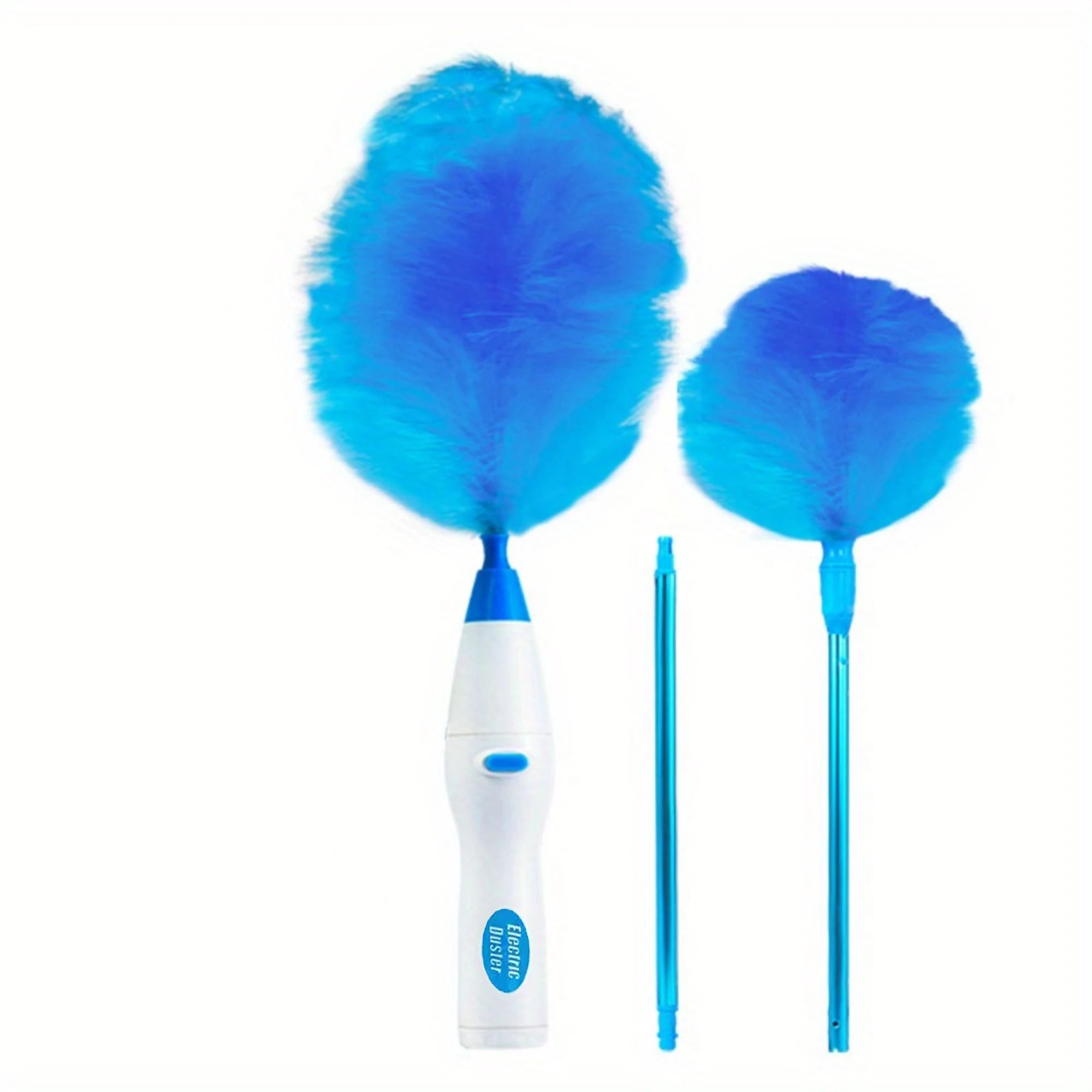 Rechargeable Spin-Clean Duster with Extension