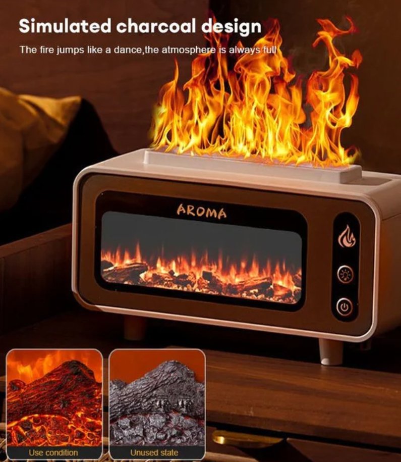 Aroma Fireplace Air Humidifier