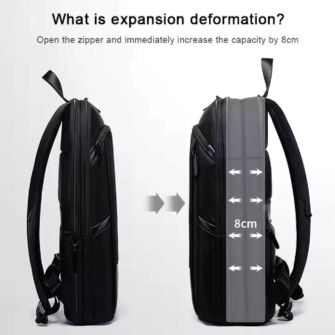 Expandable Anti-Theft Waterproof Laptop Backpack