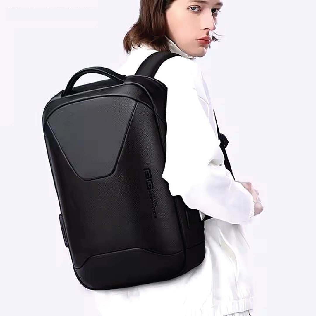 Genuine Leather Large Capacity Unisex Backpack