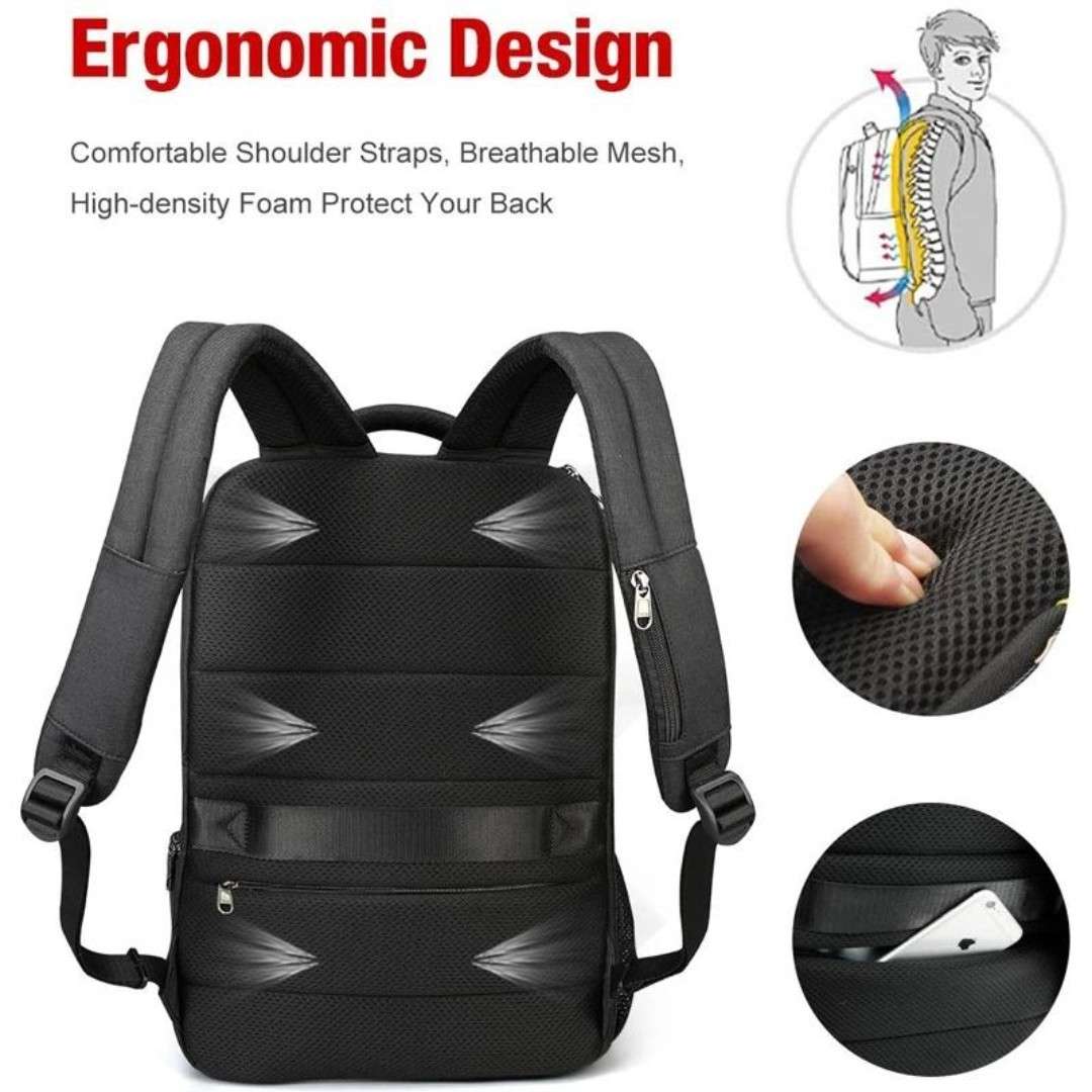 Waterproof Travel Laptop Backpack – Ergonomic, Stylish, and Spacious