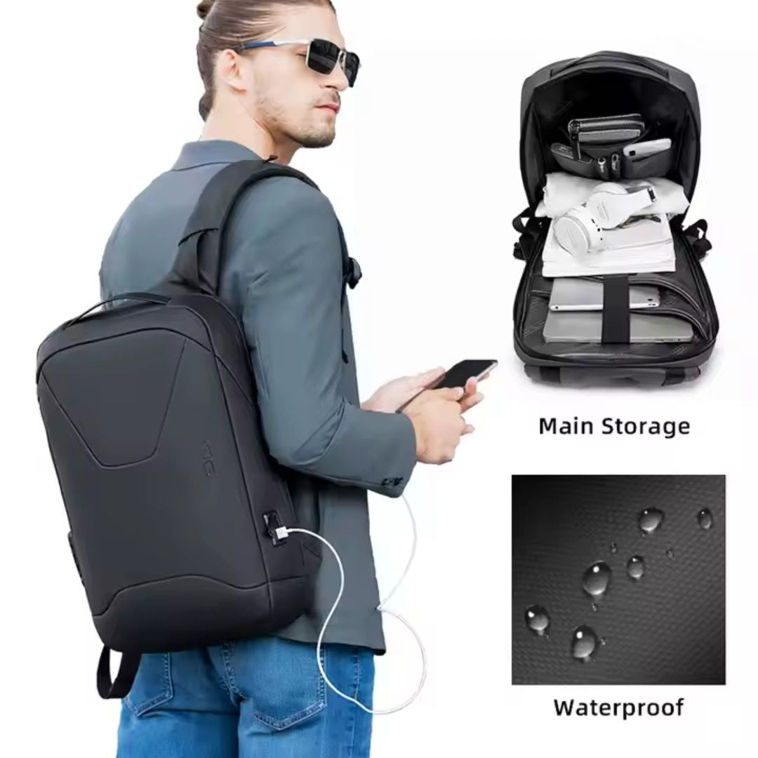 Slim and Protective Travel Laptop Backpack – Lightweight and Organized