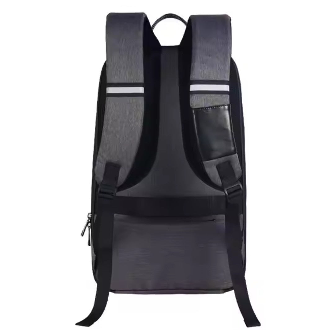 Futuristic Hard Shell LED Backpack – Waterproof, Smart, and Spacious