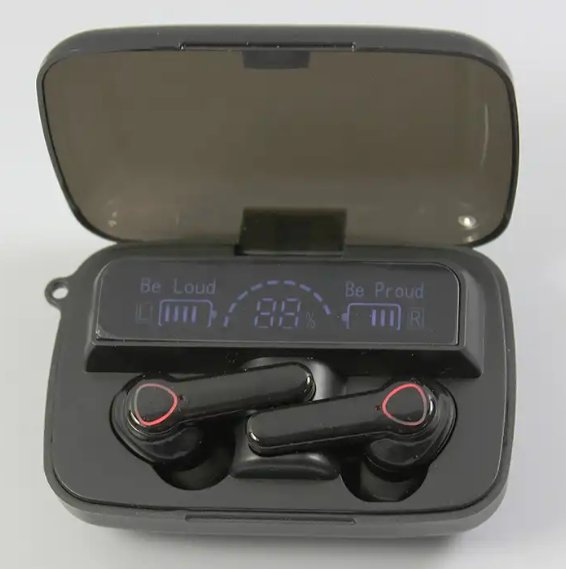 Black M19 Bluetooth Earphones