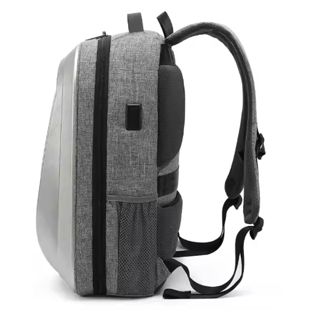 Water-Resistant Backpack with Built-In USB Charging Port