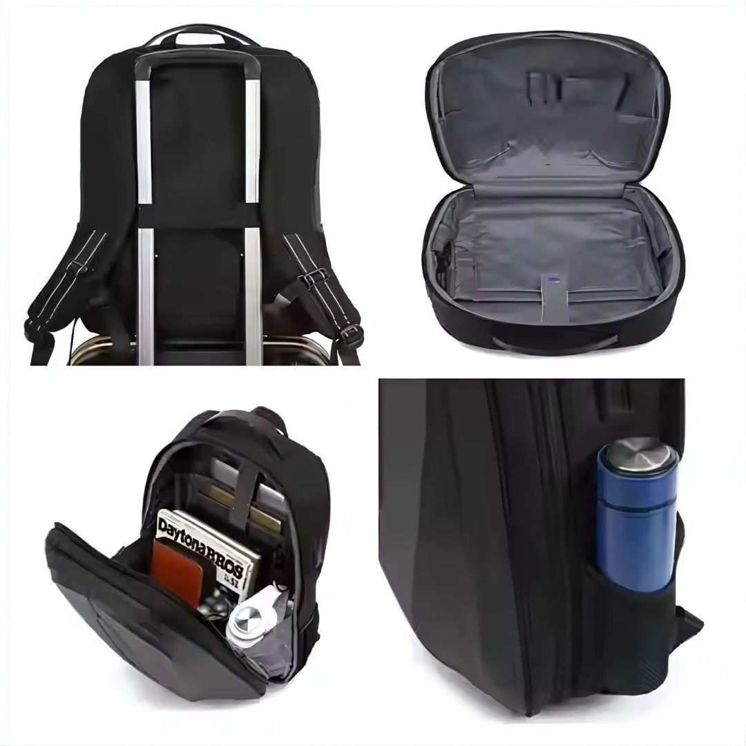 Water-Resistant Backpack with Built-In USB Charging Port