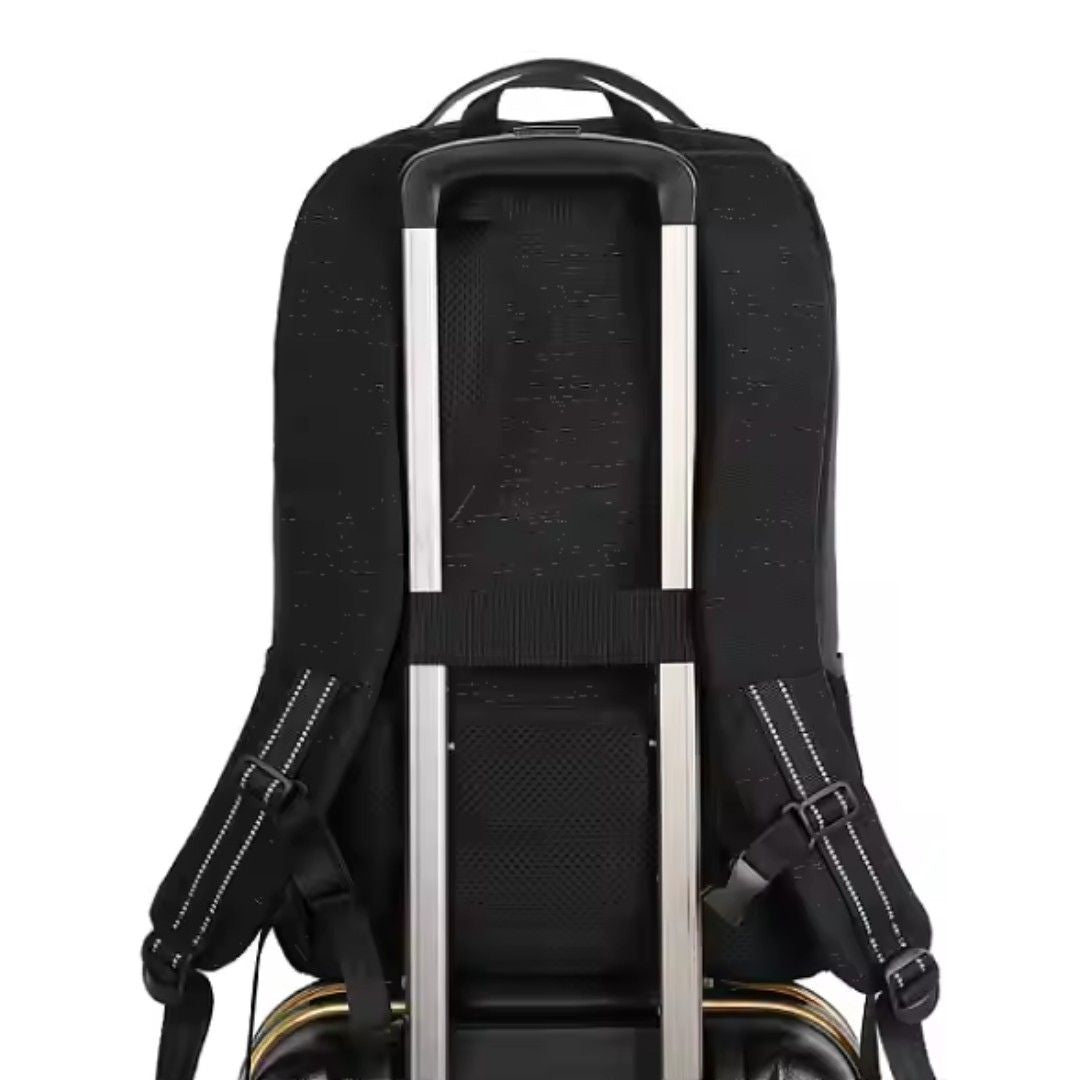 Water-Resistant Backpack with Built-In USB Charging Port