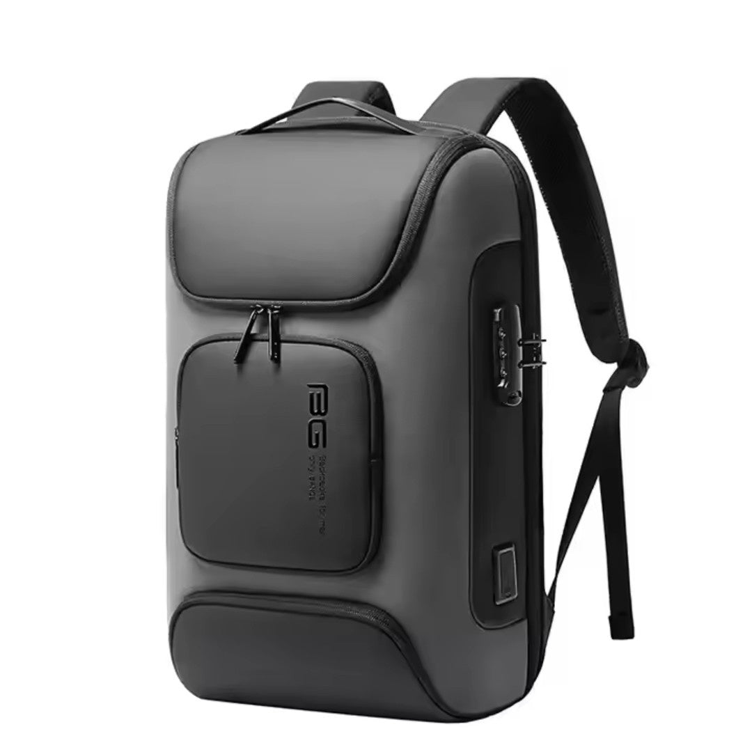 Laptop Business Backpack with USB Charging Port & Waterproof Design