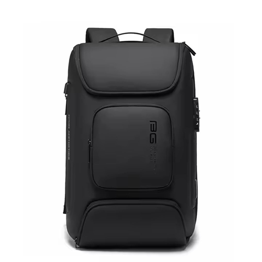 Laptop Business Backpack with USB Charging Port & Waterproof Design