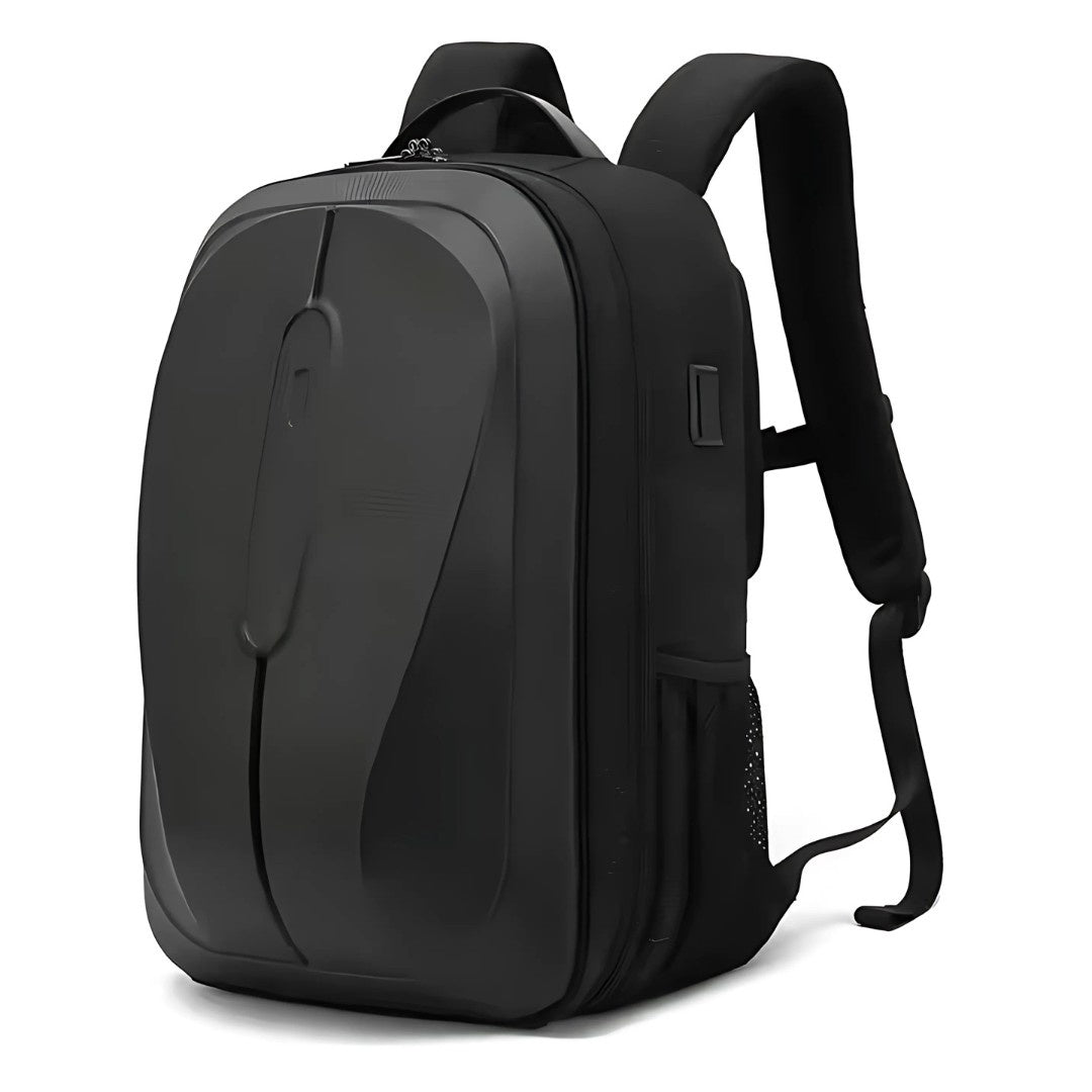 Water-Resistant Backpack with Built-In USB Charging Port