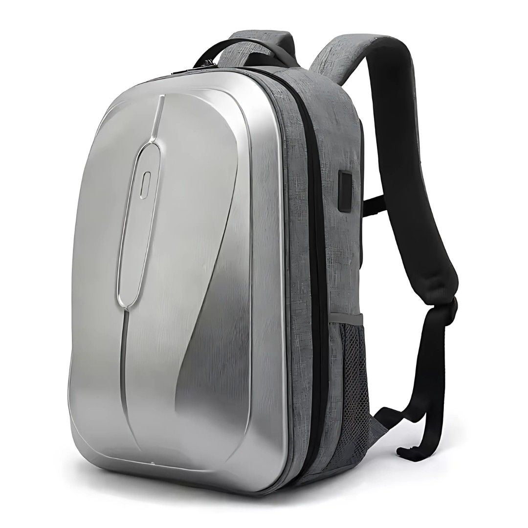 Water-Resistant Backpack with Built-In USB Charging Port