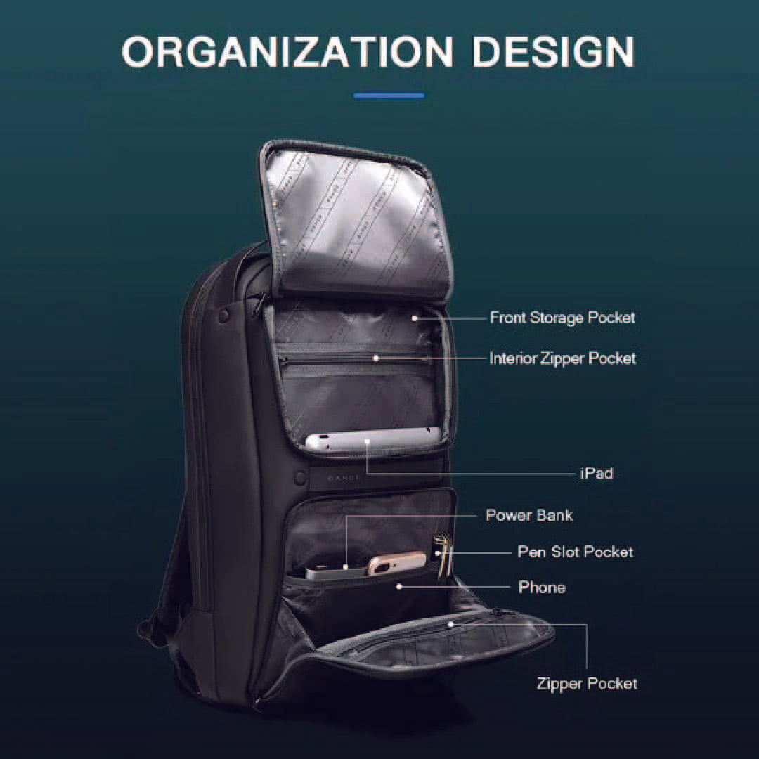 Multi-Layer Space Business Backpack